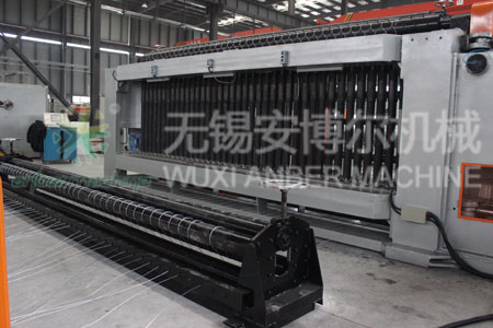 Gabion mesh basket machine (side view)