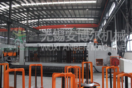 Gabion wire mesh machine (back view)
