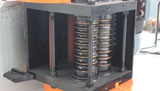 Oscillating type tip rolling machine