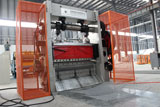 Expanded metal mesh machine