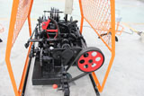 Barbed iron wire machine