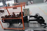 Barbed wire punching machine