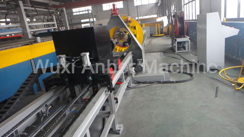 Square concrete pile wire cage welding machine