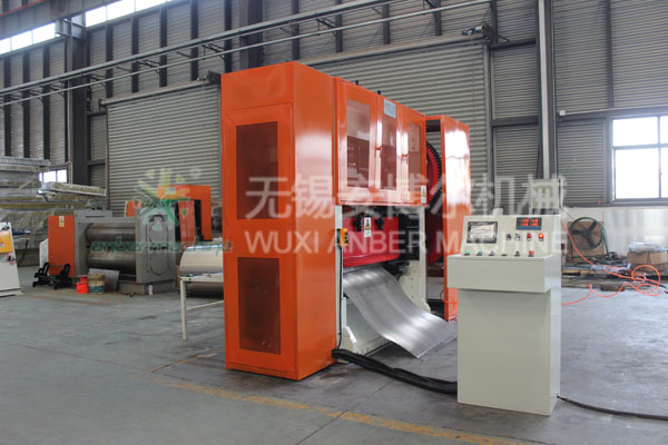 Heavy duty expanded metal mesh machine