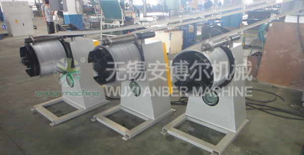 Expanded metal mesh line