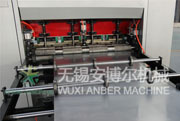 Expanded metal mesh machine