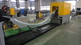 Self furring mesh machine
