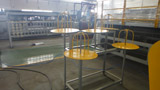 Chicken mesh netting machine