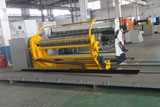 Welded mesh recoiling machine