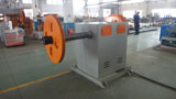 Brick-mesh recoiling machine