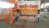 Expanded metal mesh machine