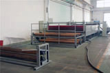 Highway guardrail PVC coating line