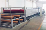 Steel tube powder coating line