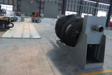 Pulley type wire drawing machine