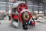 Expanded mesh leveling machine