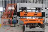 Expanded rhomboid mesh machine