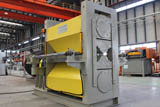 Expanded mesh flattening equipment