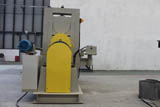 Expanded mesh flatten machine
