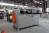 Expanded mesh straightening machine