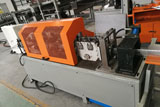 Angle protecting mesh machine