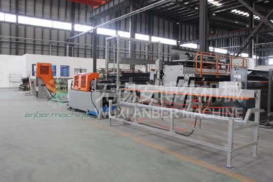 Expanded angle bead production line