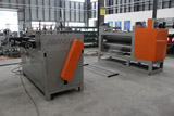 Expanded metal mesh straightening machine