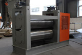 Expanded mesh flatten machine