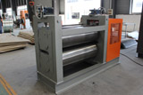 Expanded mesh flatten machine