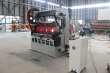 Expanded metal mesh machine