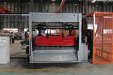 Expanded metal mesh machine