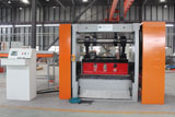 Expanded metal mesh machine