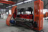 Rhomboid mesh expanding machine