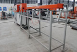 Rebar straightening and cutting machine