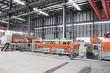 Mesh welding line