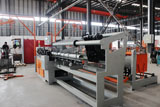 Double spiral chain link machine