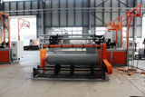 Chain link weaving machine