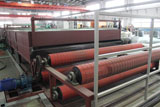 Fence mesh pvc coating line