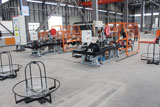 Double barbed wire machine