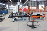 High speed barbed wire machine