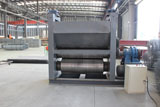 Expanded mesh flatten machine