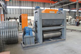 Expanded metal mesh flattening machine