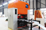 Expanded mesh making machine