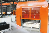 High speed expanded metal mesh machine