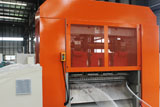 Expanded metal mesh machine