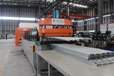 Expanded metal mesh machine