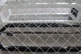 Galvanized chain link fence