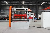 Expanded metal mesh making machine