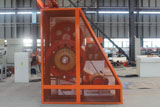 Expanded metal mesh machine