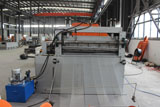 Straightening and cutting machine for expanded mesh