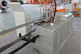 Mechanical wire straightening and cutting machine